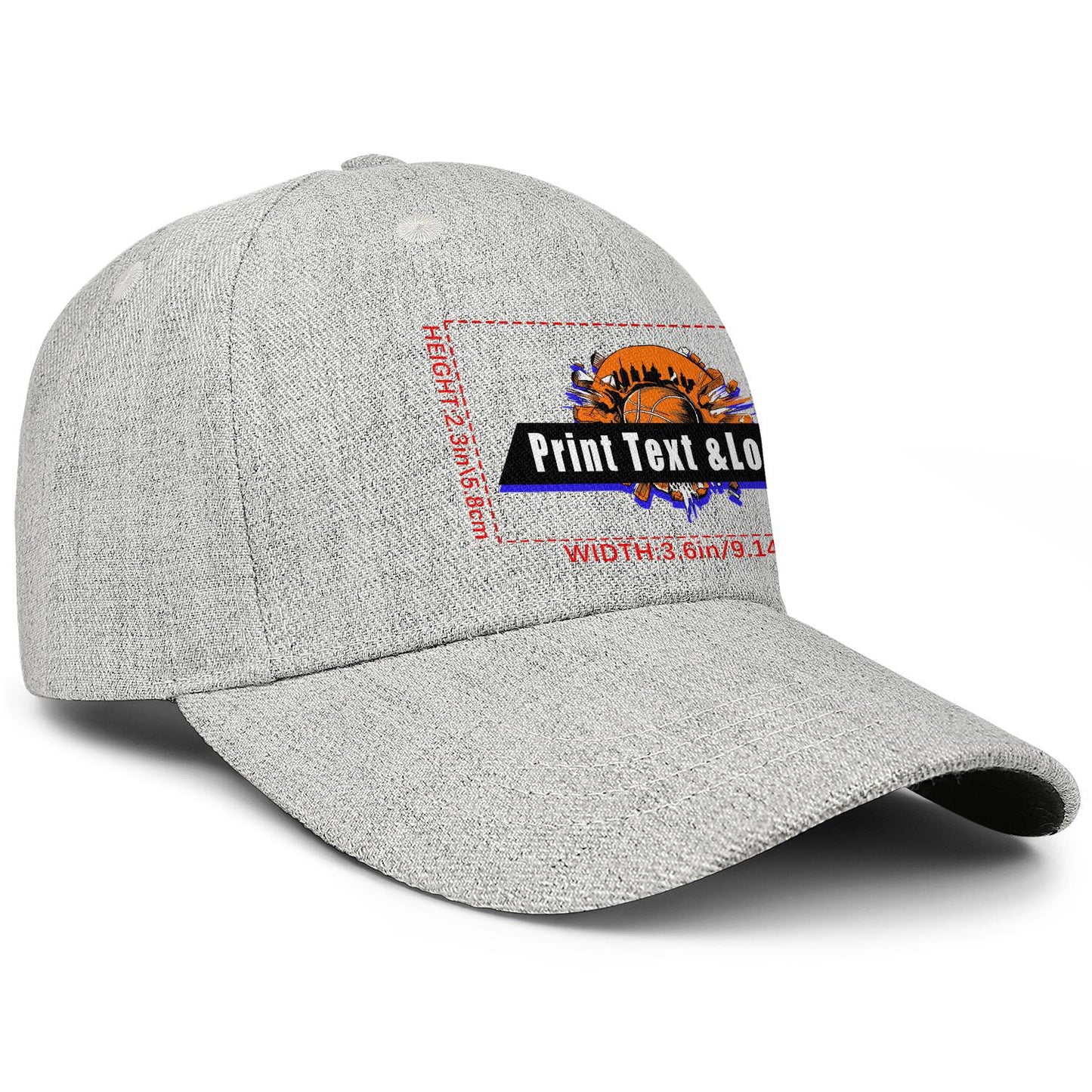 Custom Grey Duckbill Mesh Cap Elevate Your Style with Personalized Comfort