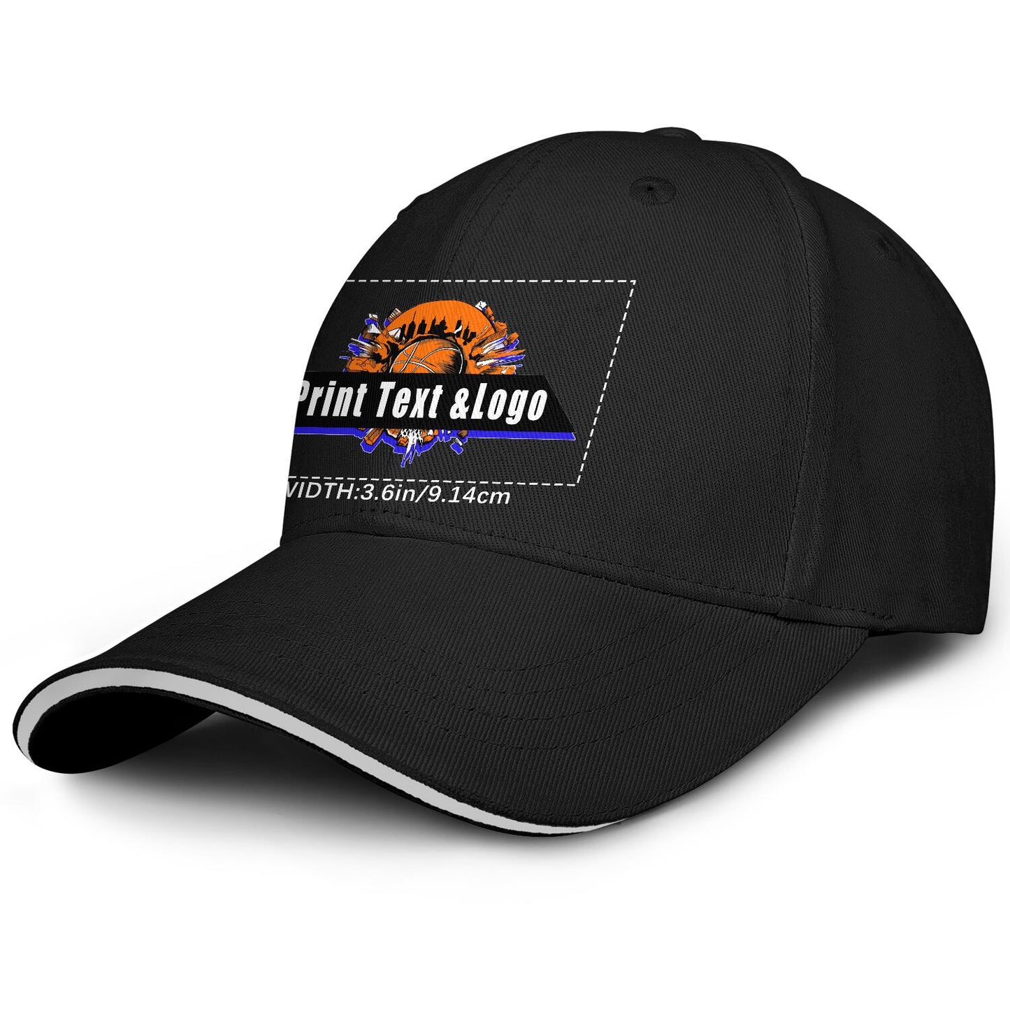 Custom Black Duckbill Mesh Cap Elevate Your Style with Personalized Comfort
