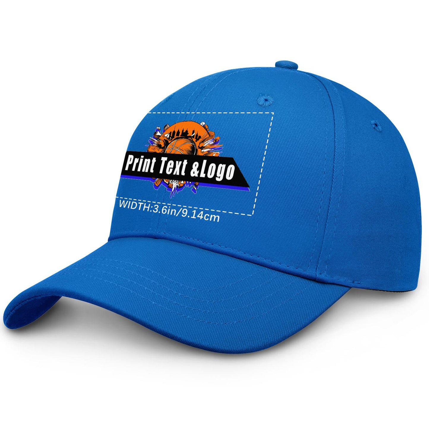 Custom Blue Duckbill Mesh Cap Elevate Your Style with Personalized Comfort