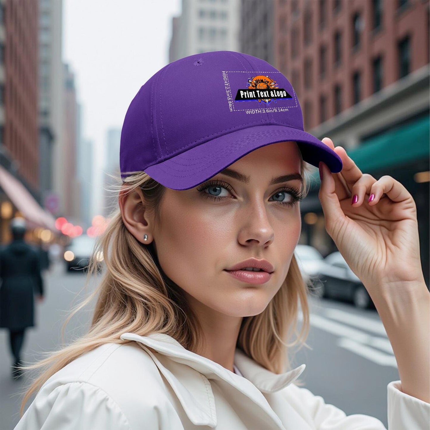 Custom Purple Duckbill Mesh Cap Elevate Your Style with Personalized Comfort