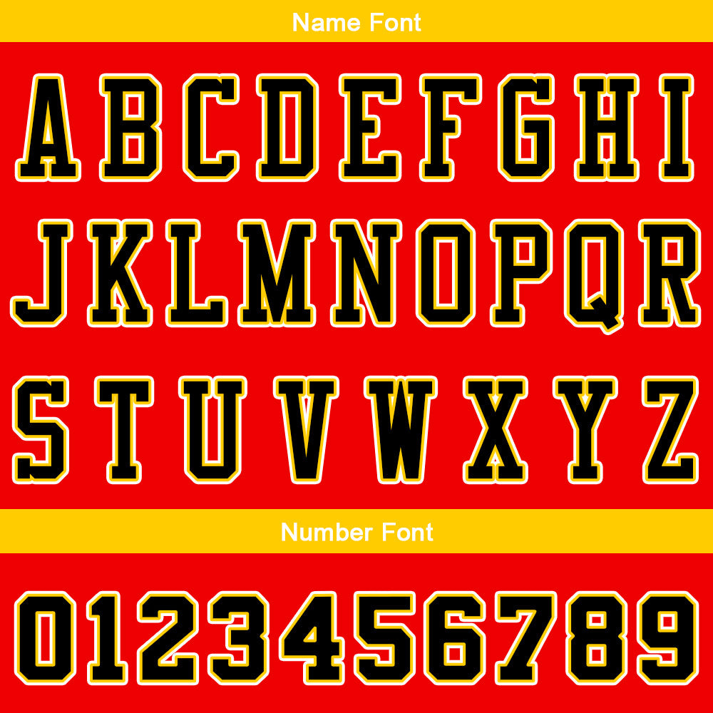 Custom Gradient Red Yellow Reversible Basketball Suit for Adults and Kids Personalized Jersey