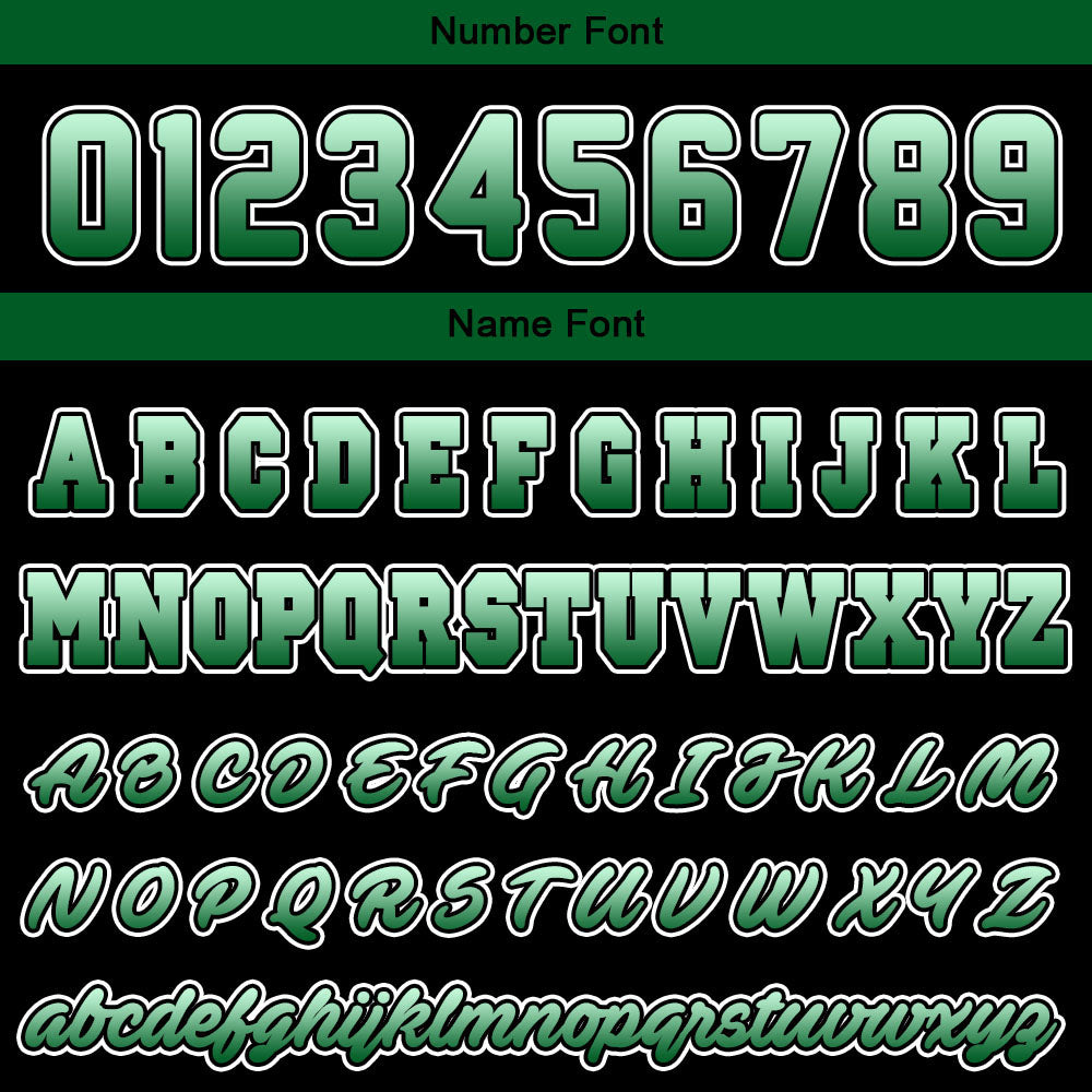 Custom Green Black Sweatshirt Hoodie For Men Women Girl Boy Print Your Logo Name Number