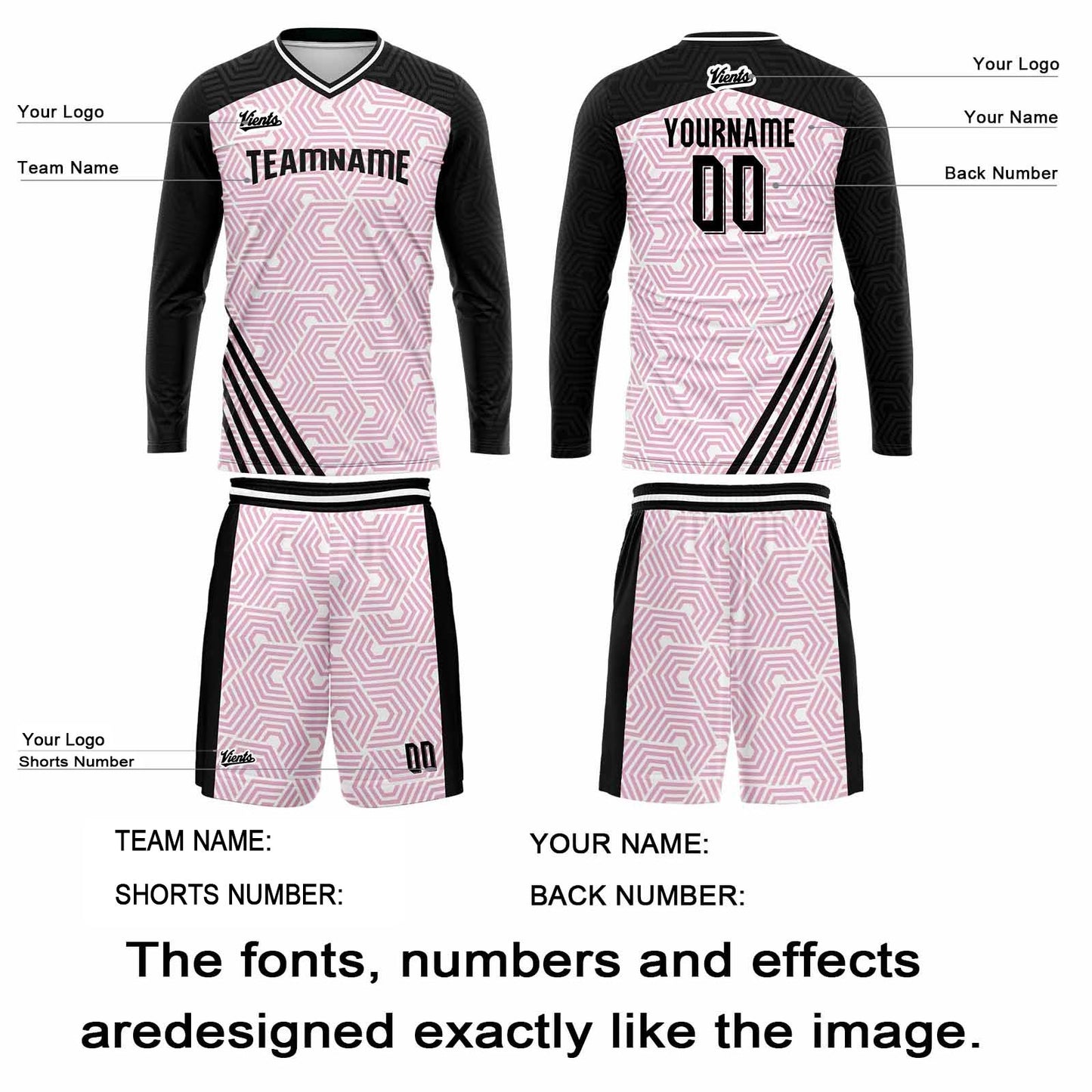 Custom Black Pink Basketball Soccer Football Shooting Long T-Shirt for Adults and Kids