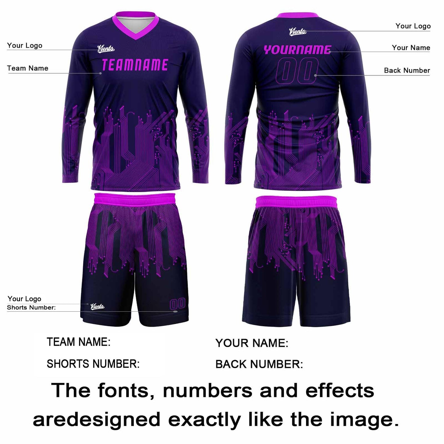 Custom Purple Basketball Soccer Football Shooting Long T-Shirt for Adults and Kids