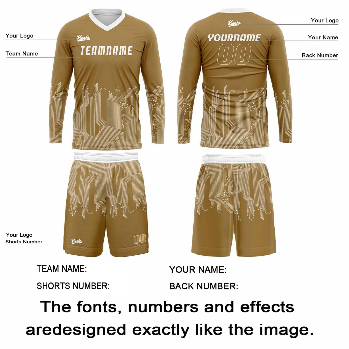 Custom Gold White Basketball Soccer Football Shooting Long T-Shirt for Adults and Kids