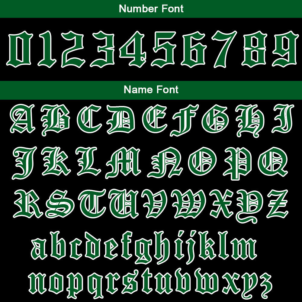 Custom Green Black Sweatshirt Hoodie For Men Women Girl Boy Print Your Logo Name Number