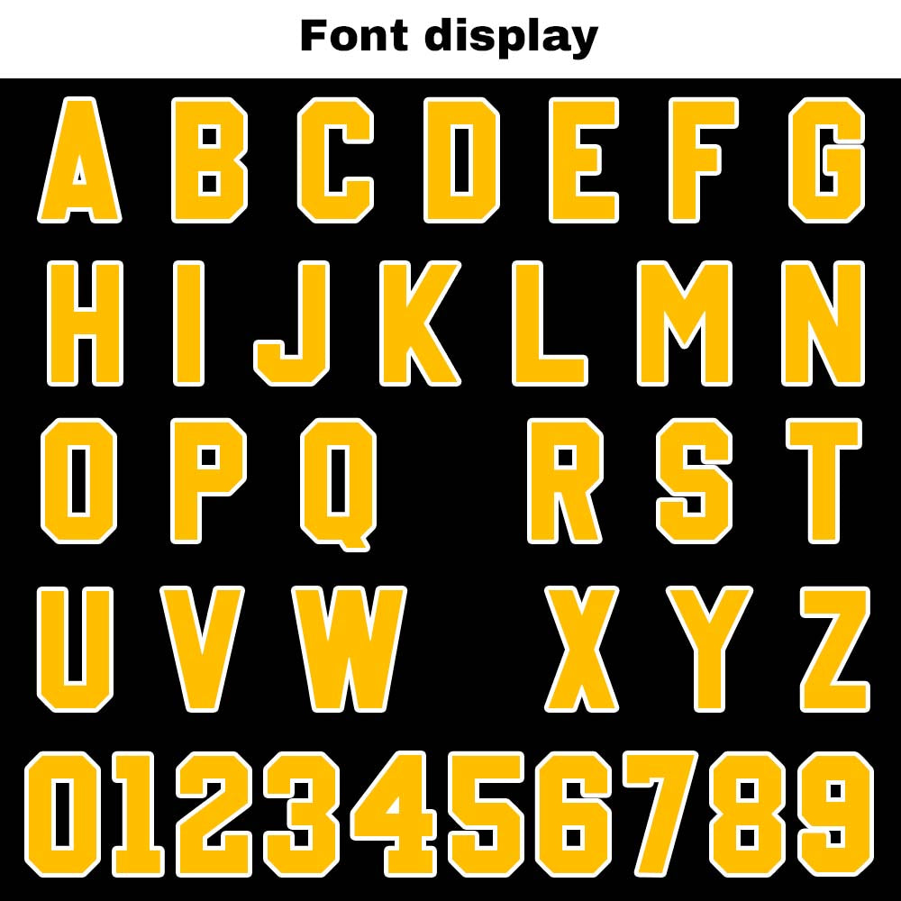 Custom basketball jersey for men and women. Stitched and printed name, number and logo Black&Yellow