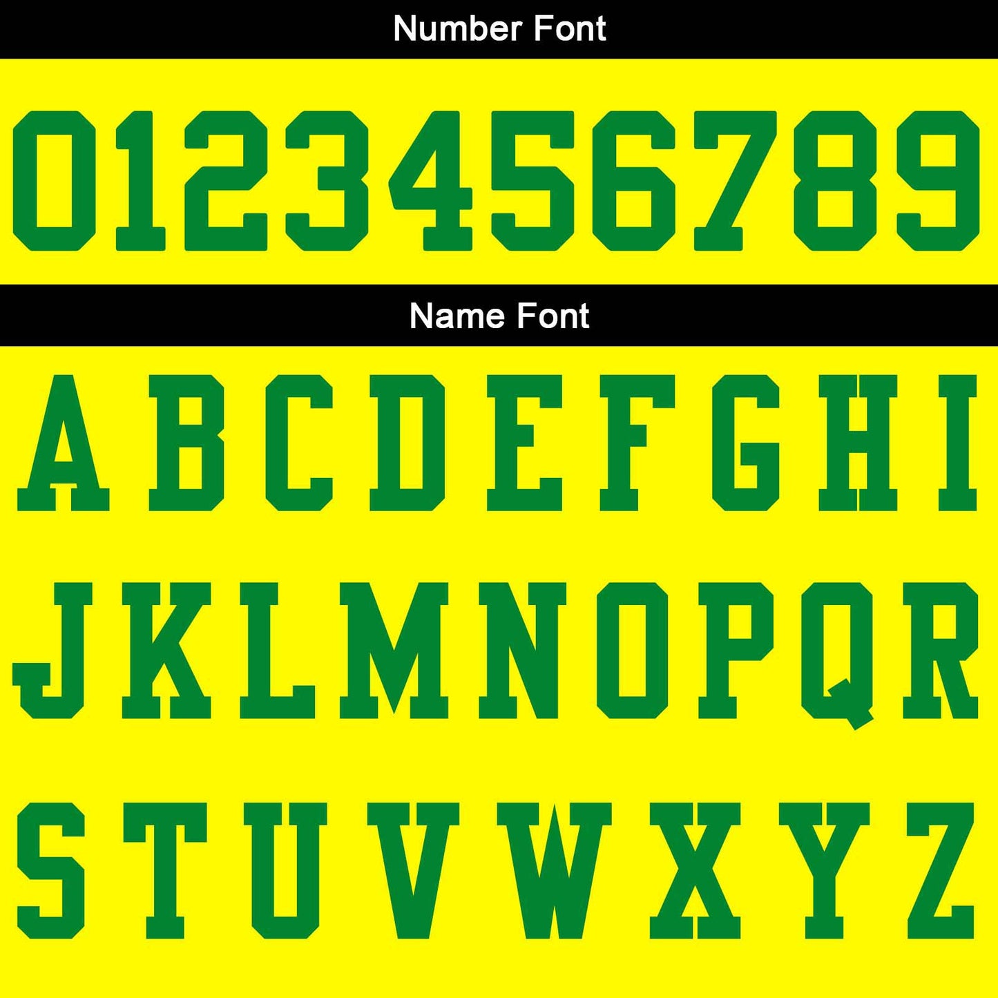 Custom Football Polo Shirts Add Your Unique Logo/Name/Number Yellow&Green
