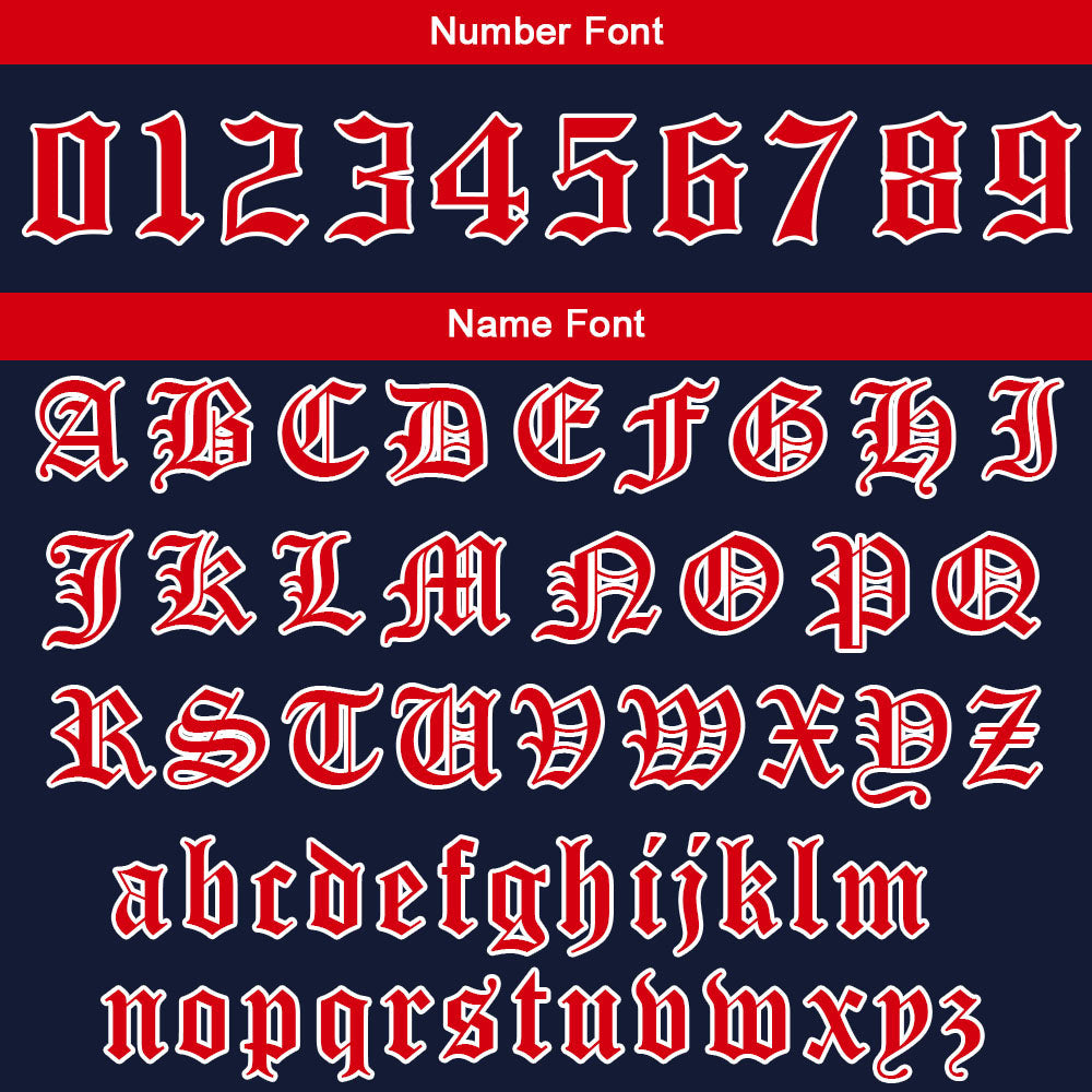 Custom Navy Red Sweatshirt Hoodie For Men Women Girl Boy Print Your Logo Name Number