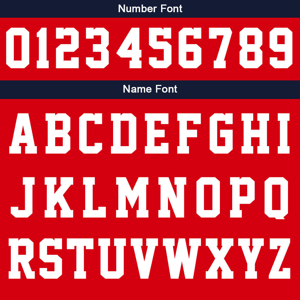 Custom Navy Red Sweatshirt Hoodie For Men Women Girl Boy Print Your Logo Name Number