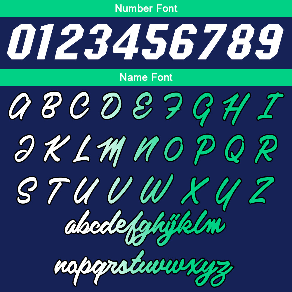 Custom Navy Green White Hooded T-Shirt Short Sleeve Hoodies for Men Women Shirts with Hoods Printed Name Logo