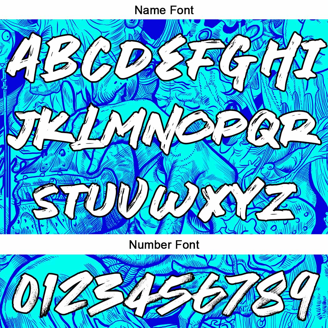 Custom Sweatshirt Hoodie For Man Woman Girl Boy Print Your Logo Name Number Blue