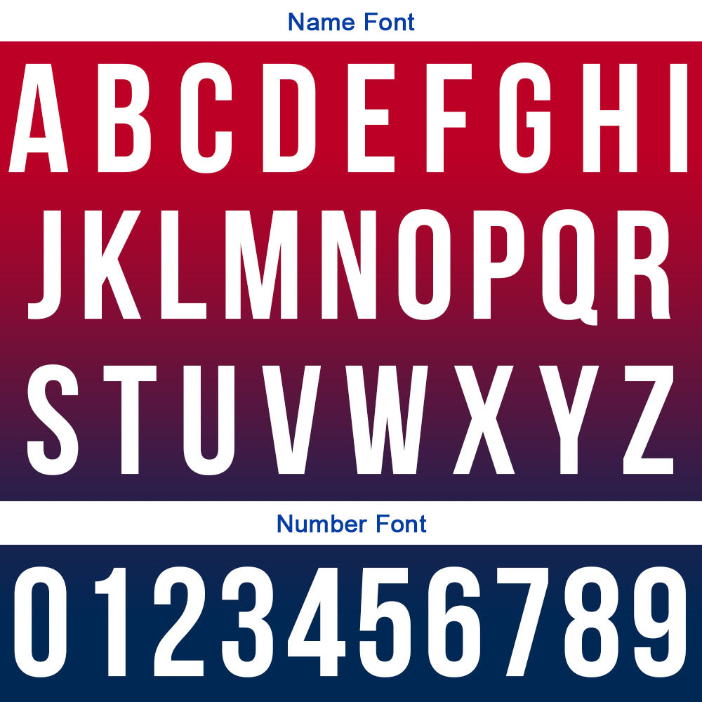 Custom Red Navy Football Polo Shirts Add Your Unique Logo/Name/Number