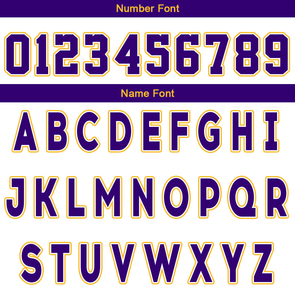 Custom White Purple Yellow Reversible Basketball Suit for Adults and Kids Personalized Jersey