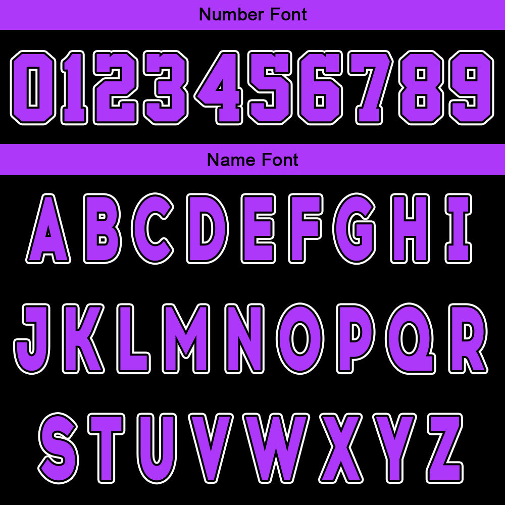 Custom Black Neon Purple Reversible Basketball Suit for Adults and Kids Personalized Jersey