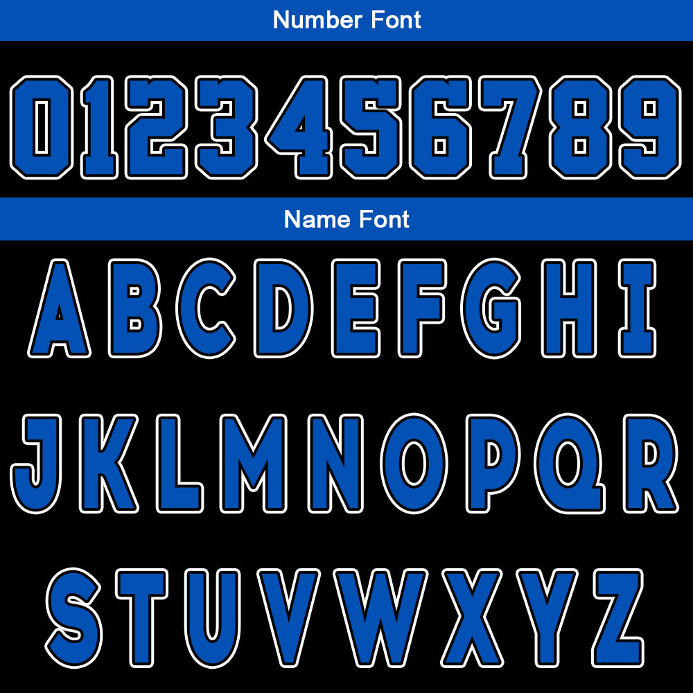 Custom Black Blue Reversible Basketball Suit for Adults and Kids Personalized Jersey