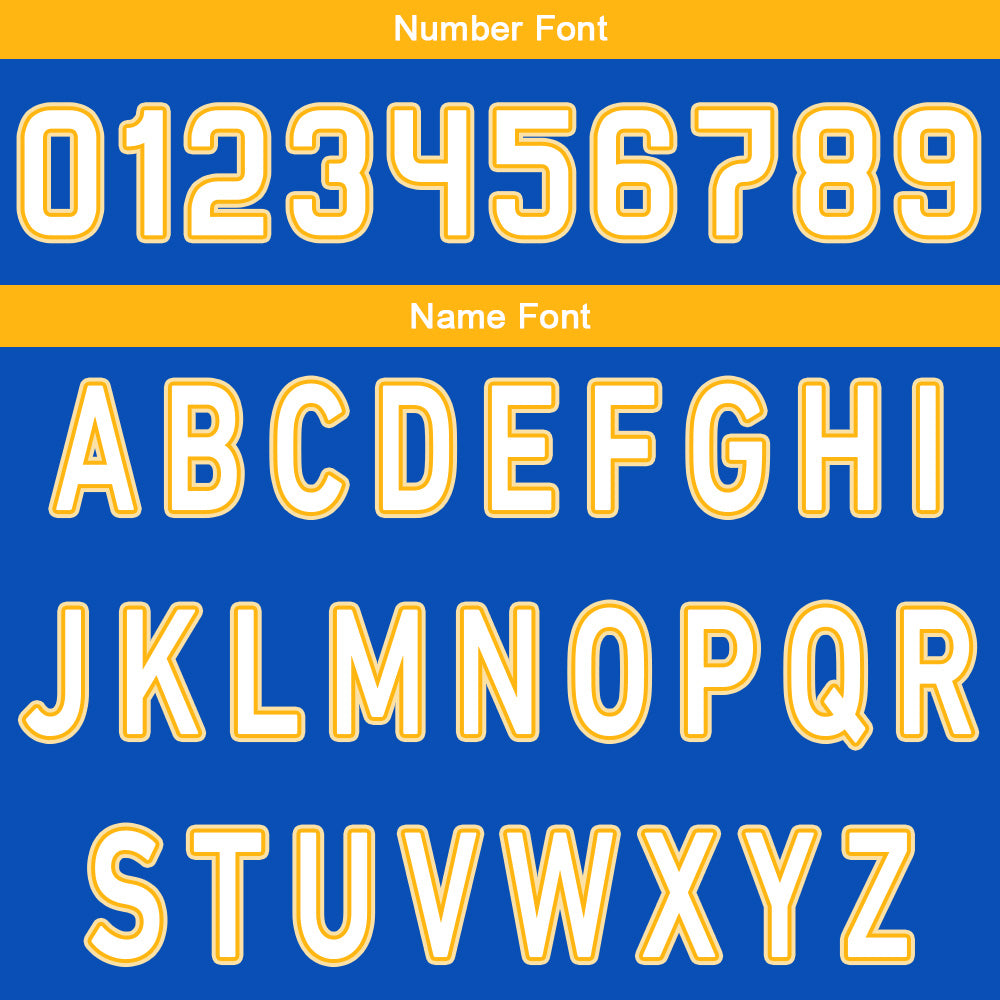 Custom Blue Yellow Reversible Basketball Suit for Adults and Kids Personalized Jersey