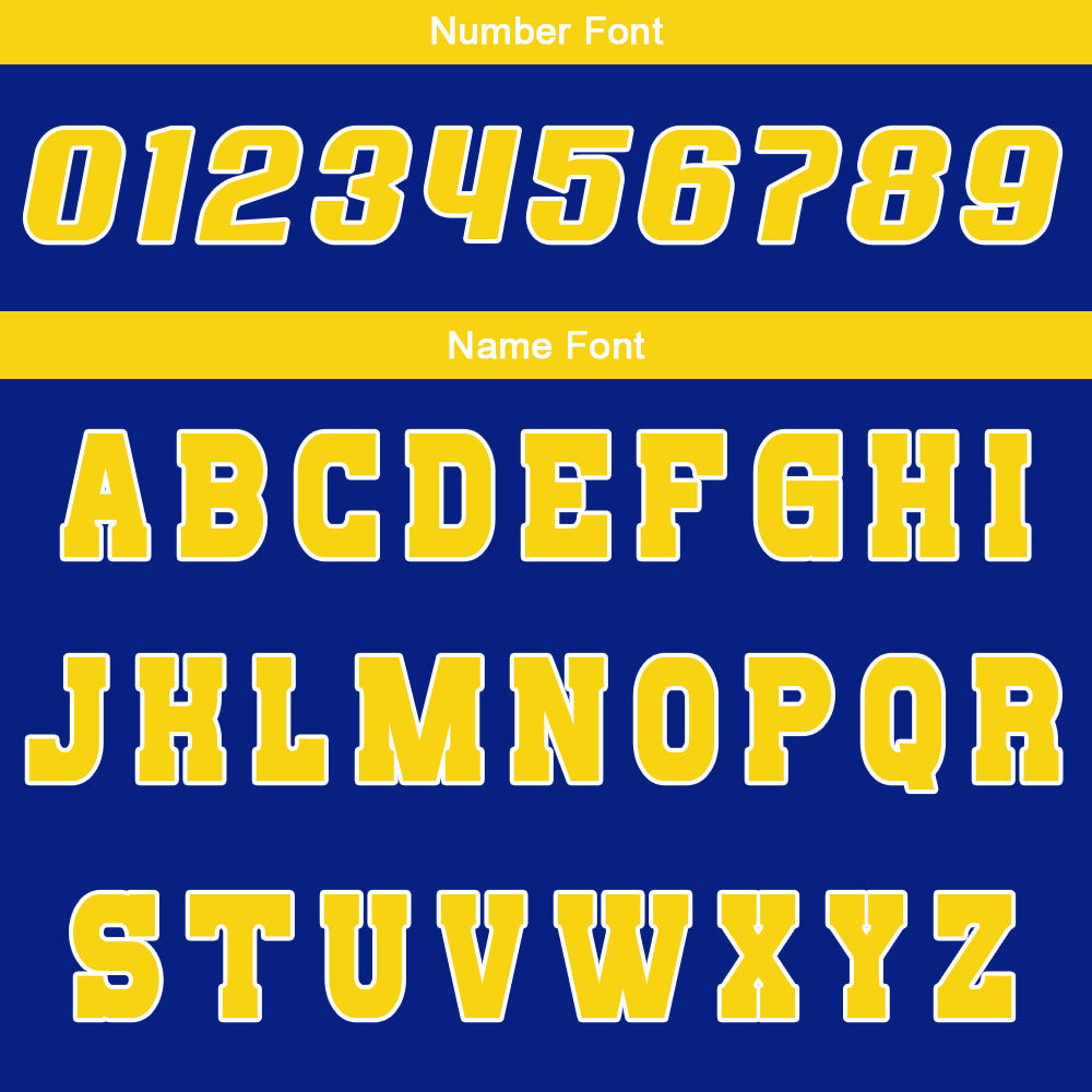 Custom Blue Yellow Reversible Basketball Suit for Adults and Kids Personalized Jersey