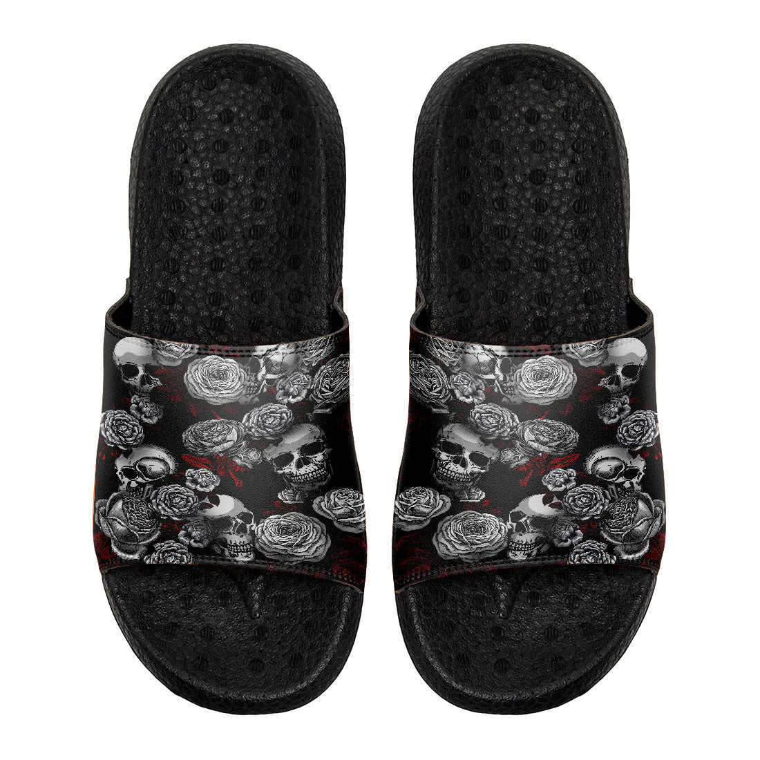 Customized Basketball Slippers With Added Patterns, Name Number Logo