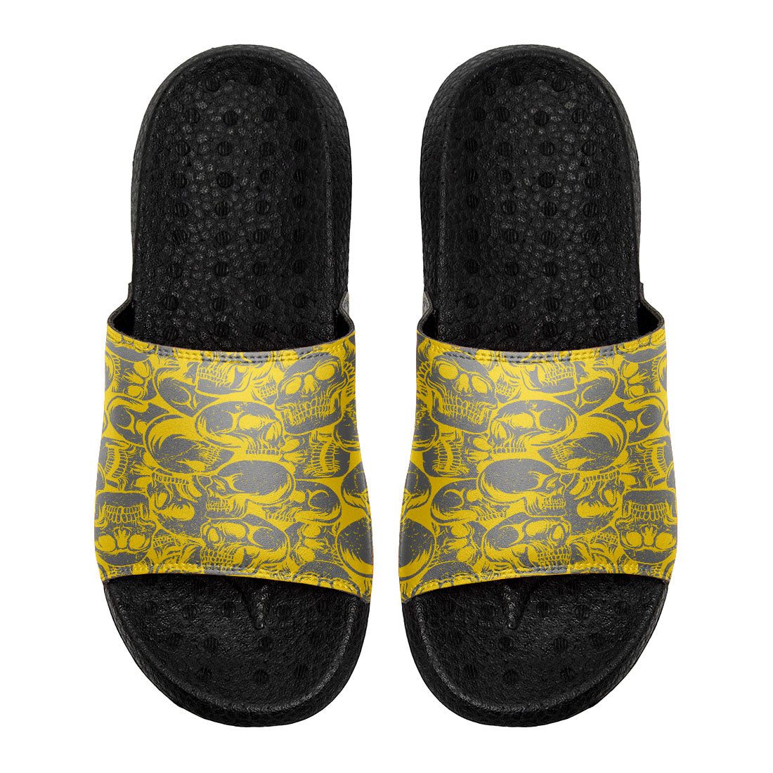 Customized Basketball Slippers With Added Patterns, Name Number Logo