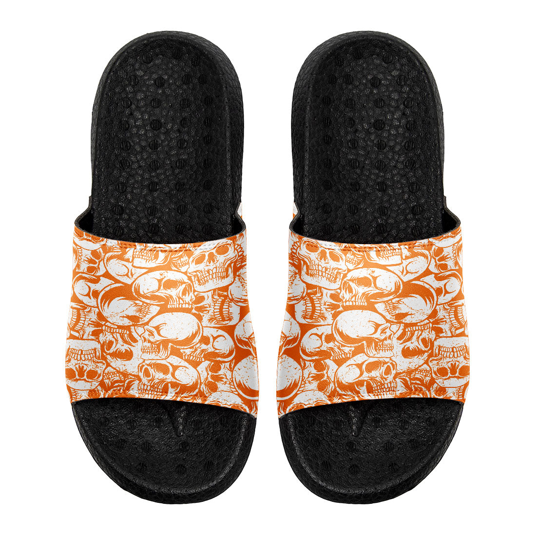 Customized Basketball Slippers With Added Patterns, Name Number Logo