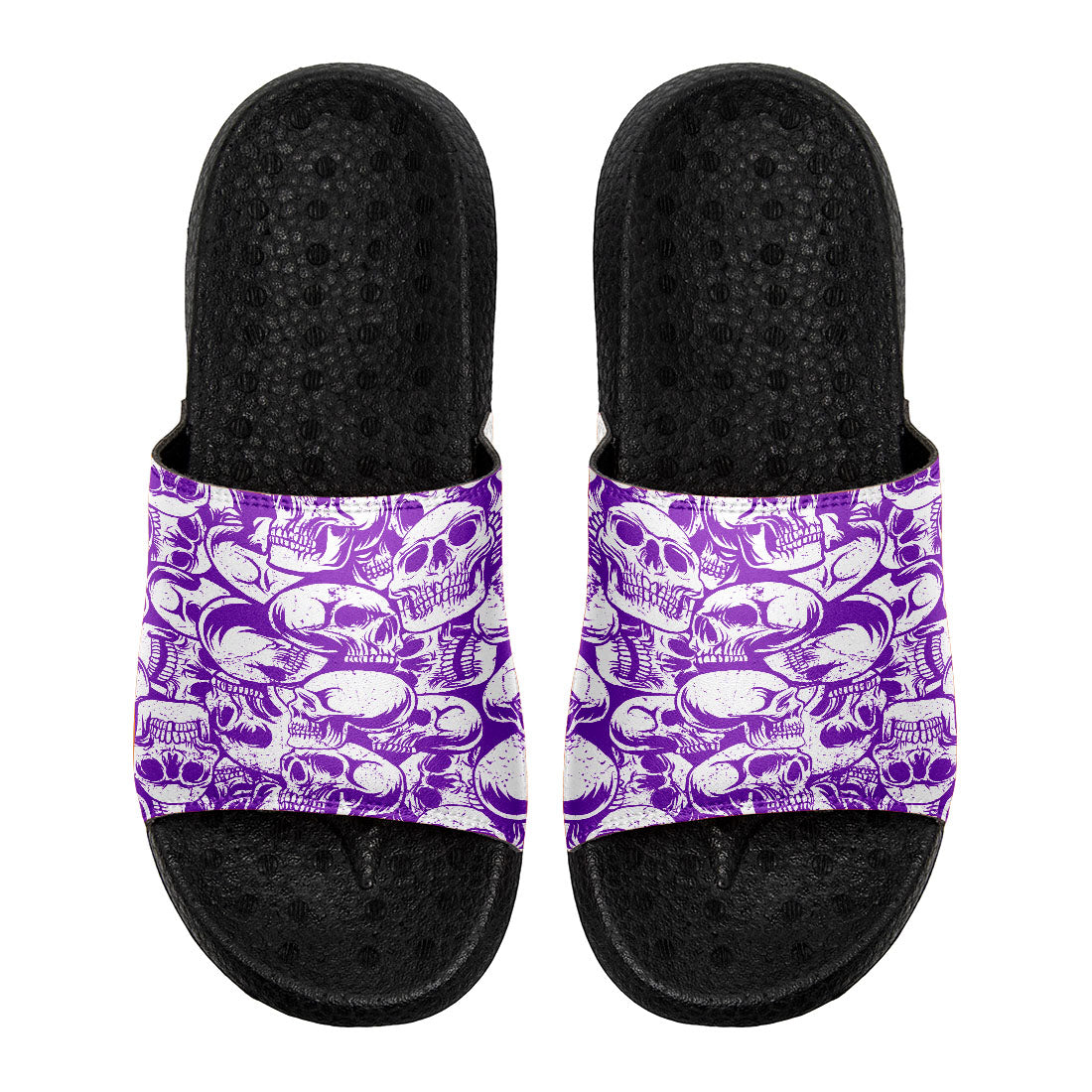 Customized Basketball Slippers With Added Patterns, Name Number Logo