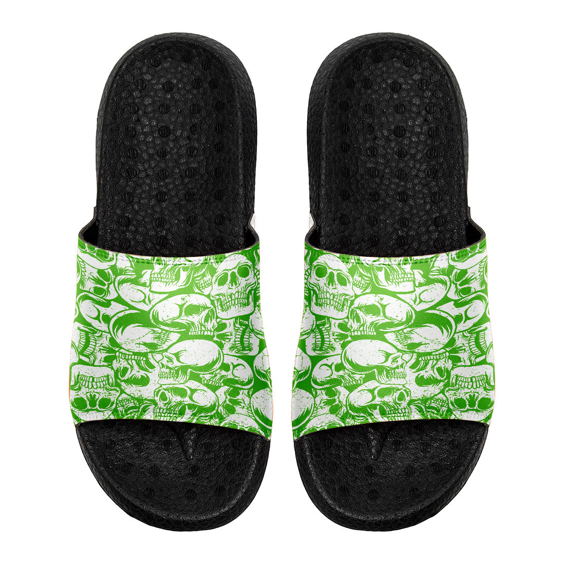Customized Basketball Slippers With Added Patterns, Name Number Logo