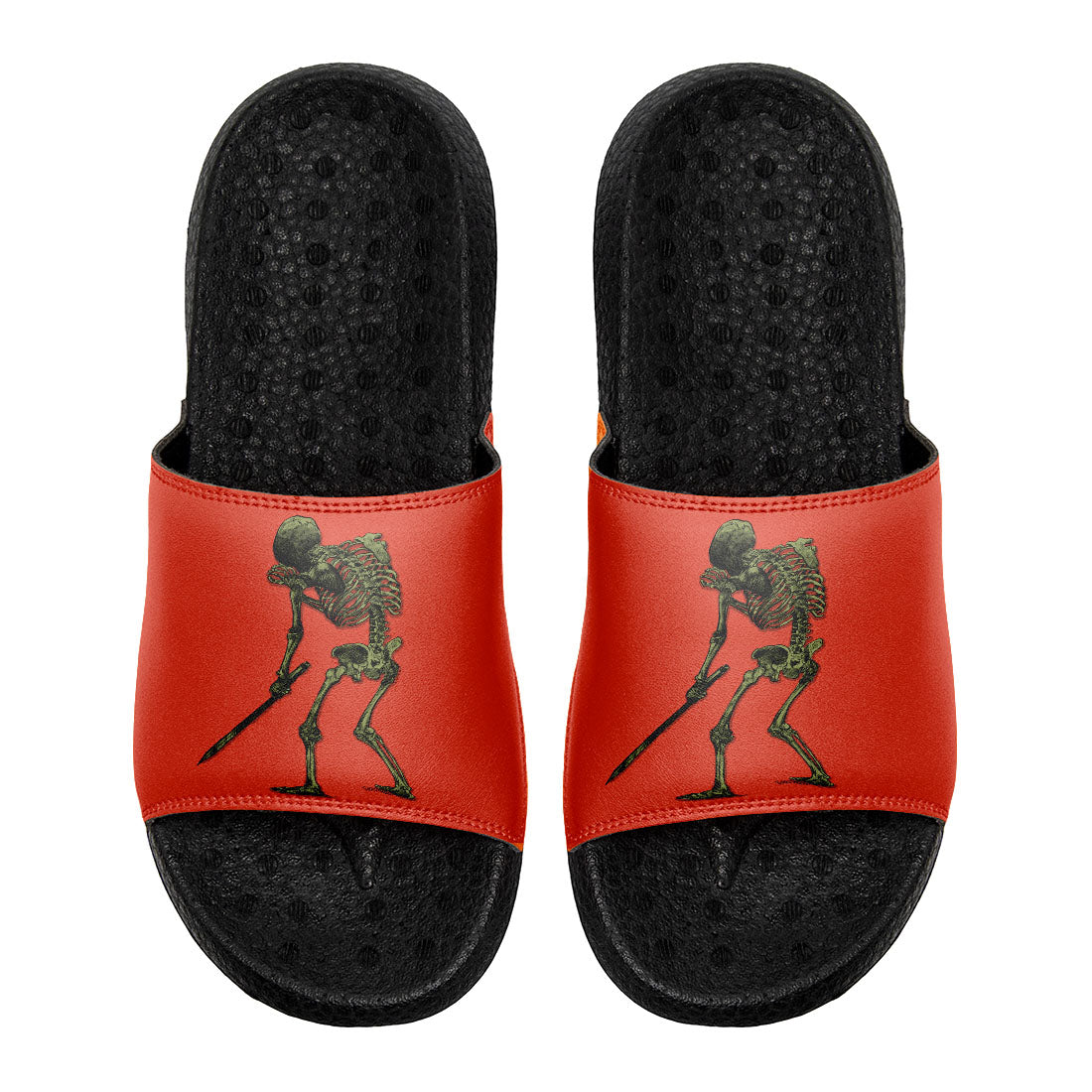Customized Basketball Slippers With Added Patterns, Name Number Logo