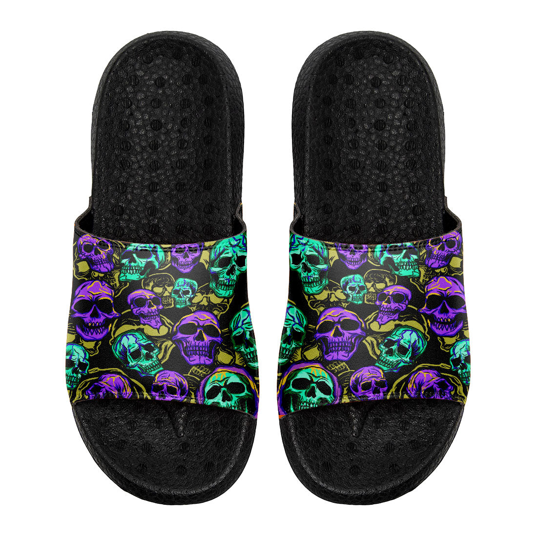 Customized Basketball Slippers With Added Patterns, Name Number Logo