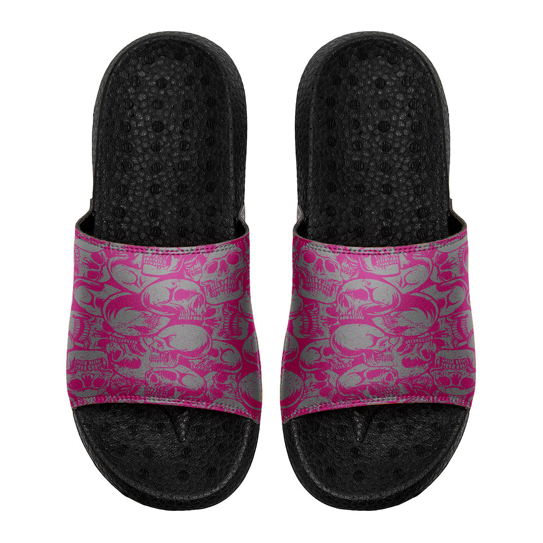 Customized Basketball Slippers With Added Patterns, Name Number Logo
