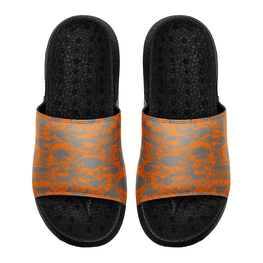 Customized Basketball Slippers With Added Patterns, Name Number Logo