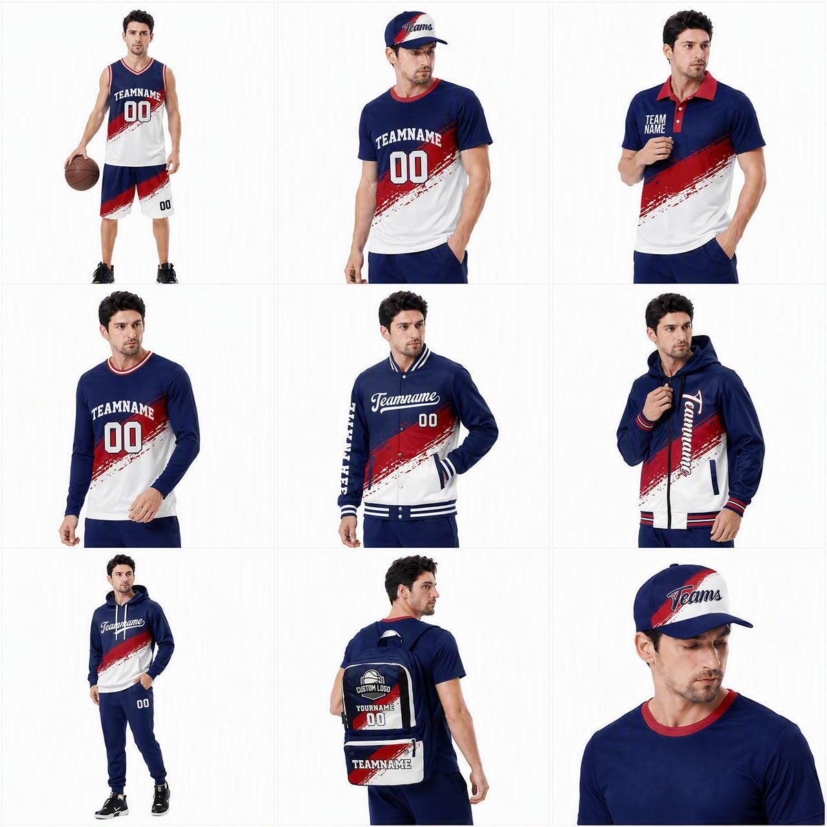 Custom Brush Basketball Suit Kids Adults Personalized Jersey