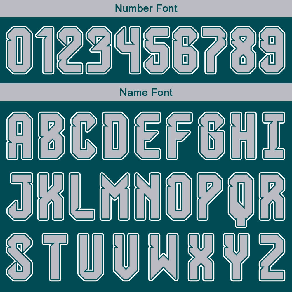 Custom Green Gray White Basketball Jersey Uniform Suit Printed Your Logo Name Number