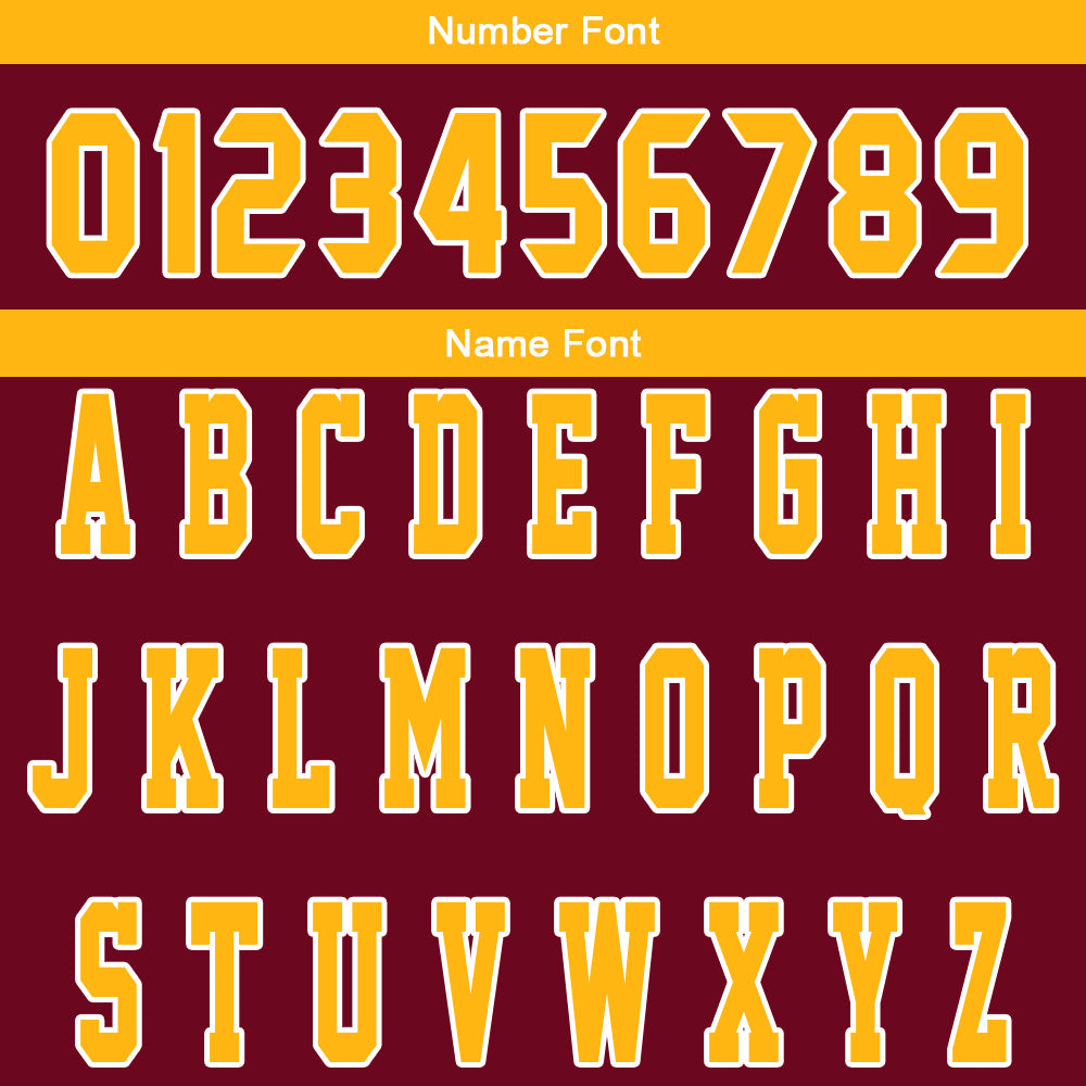 Custom Red Yellow Reversible Basketball Suit for Adults and Kids Personalized Jersey