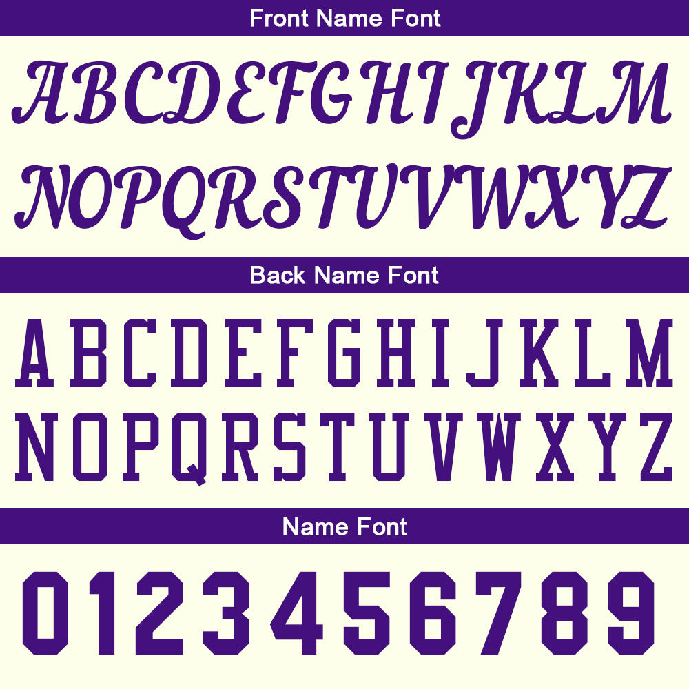 Custom Cream-Purple Basketball Jersey for Men Women Adult Youth Stitched Name Number Logo