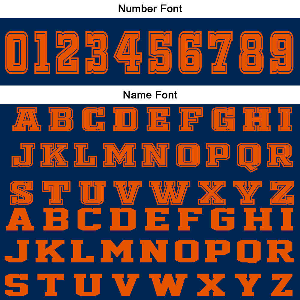 Custom Blue Orange Basketball Jersey Uniform Suit Printed Your Logo Name Number
