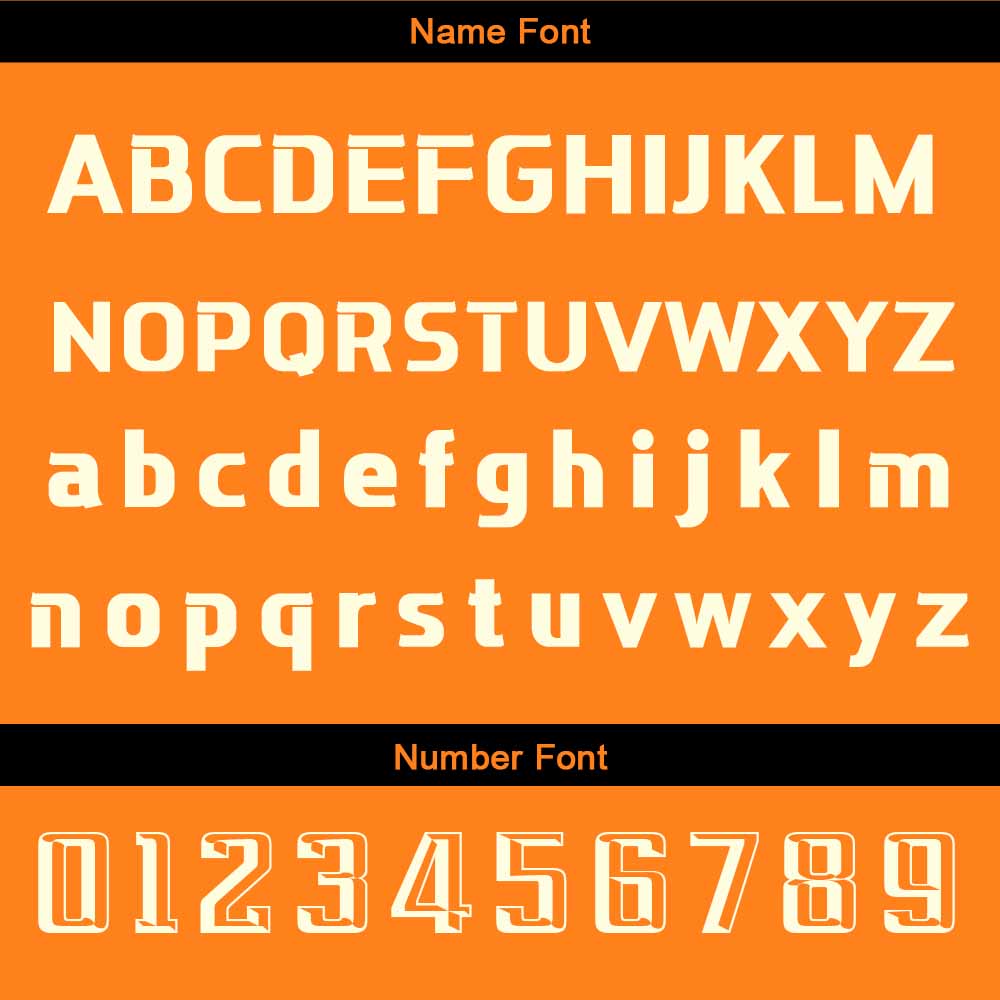Custom Orange Basketball Jersey Uniform Suit Printed Your Logo Name Number