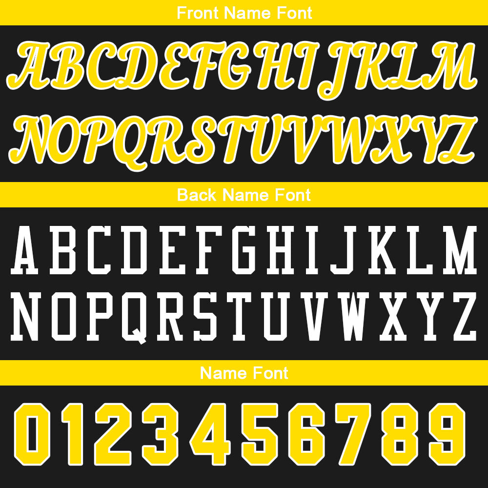 Custom Black-Yellow Basketball Jersey for Men Women Adult Youth Stitched Name Number Logo