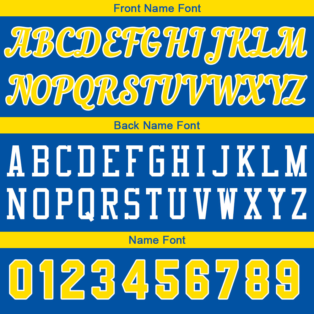 Custom Royal-Yellow Basketball Jersey for Men Women Adult Youth Stitched Name Number Logo