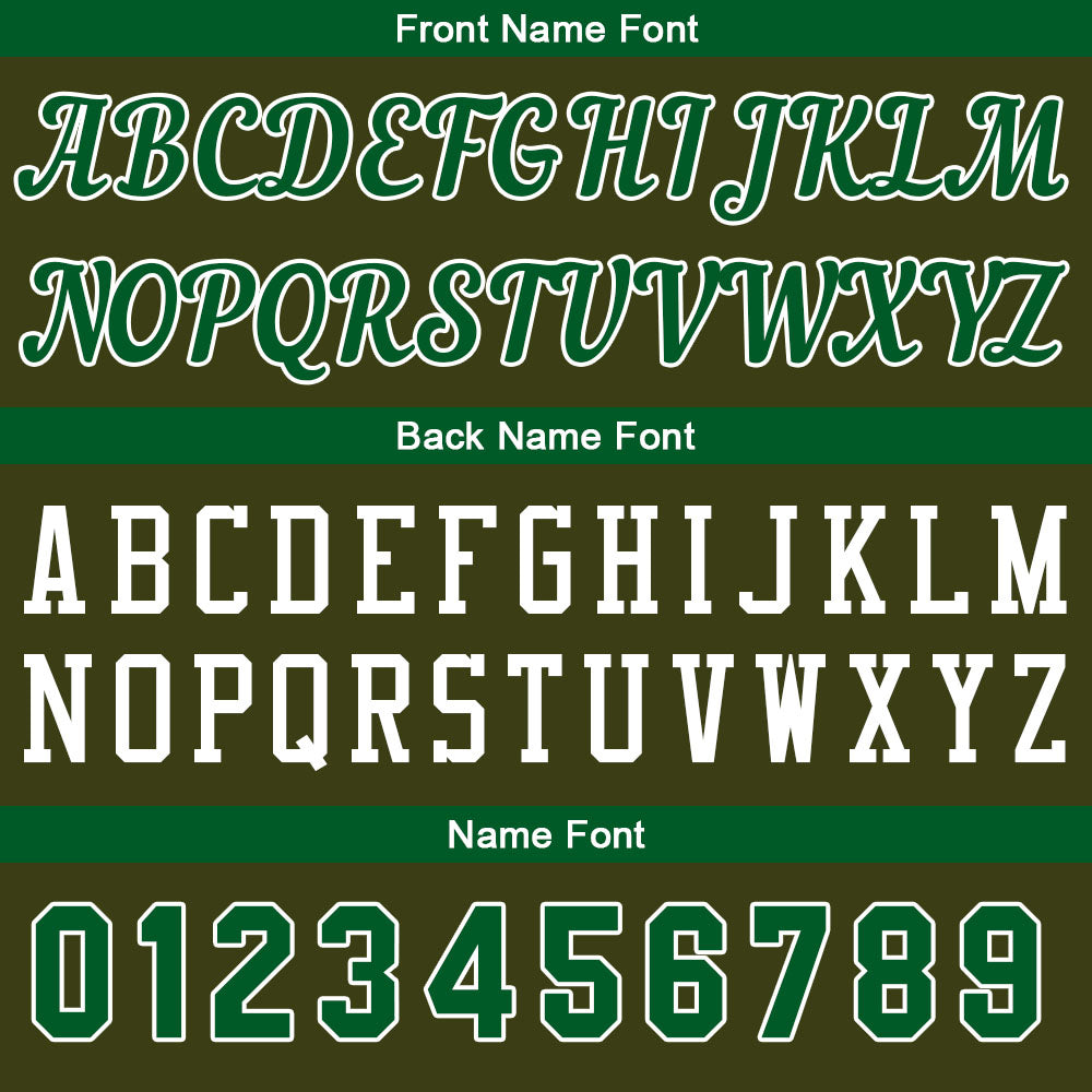 Custom Army Green-Green Basketball Jersey for Men Women Adult Youth Stitched Name Number Logo