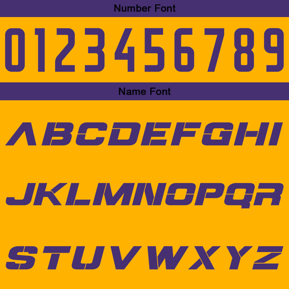 Custom Yellow Purple Reversible Basketball Suit for Adults and Kids Personalized Jersey