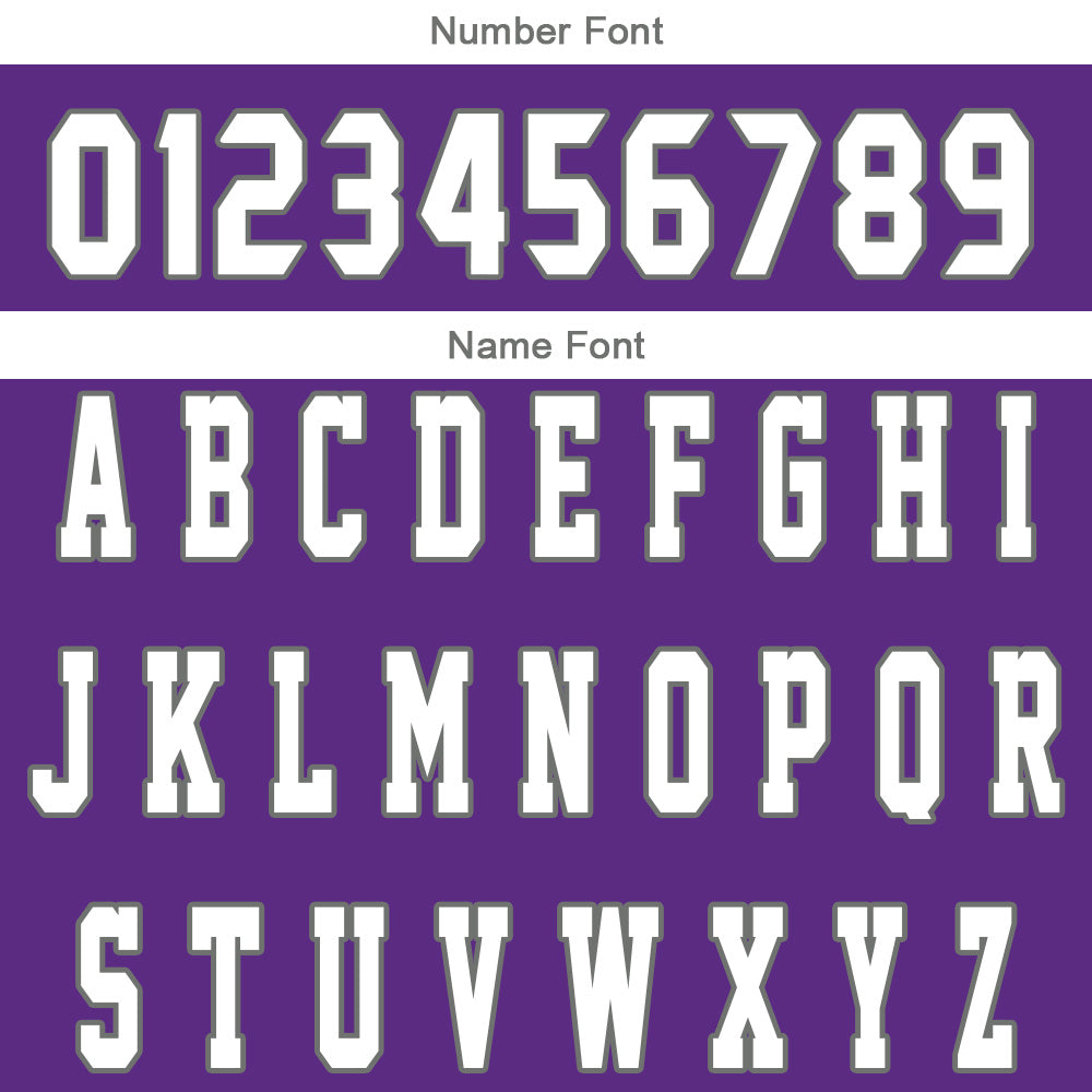 Custom Purple Grey Reversible Basketball Suit for Adults and Kids Personalized Jersey
