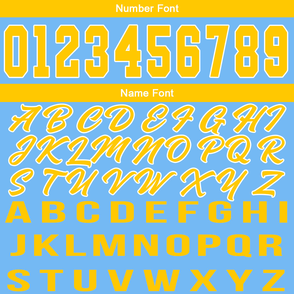 Custom Light Blue Yellow Basketball Jersey for Men Women Adult Youth Stitched Name Number Logo