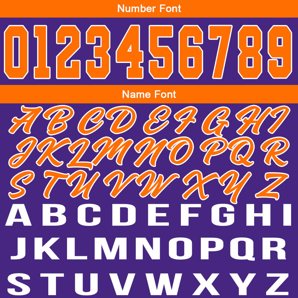 Custom Purple Orange Basketball Jersey for Men Women Adult Youth Stitched Name Number Logo