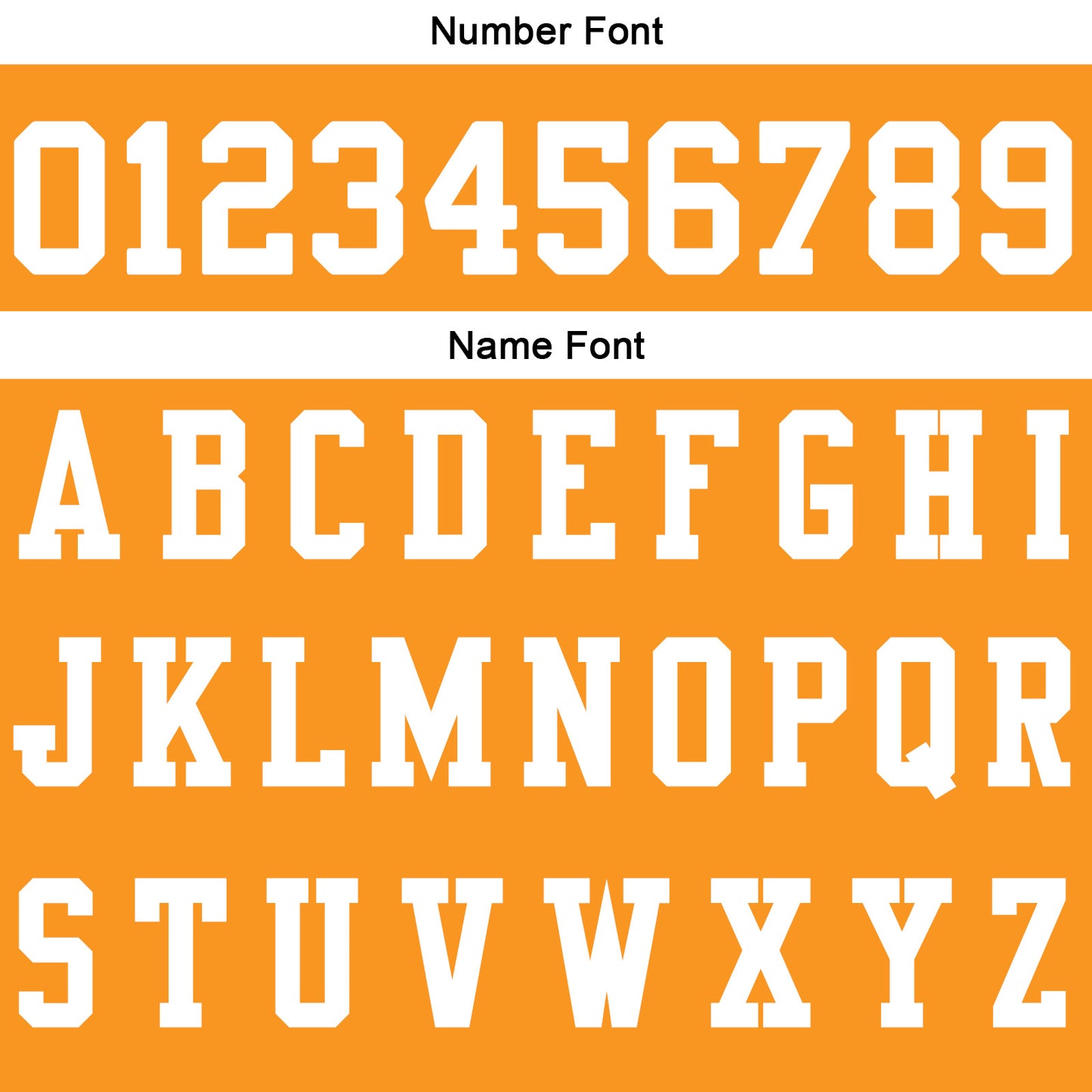 Custom Orange White Football Polo Shirts Add Your Unique Logo/Name/Number