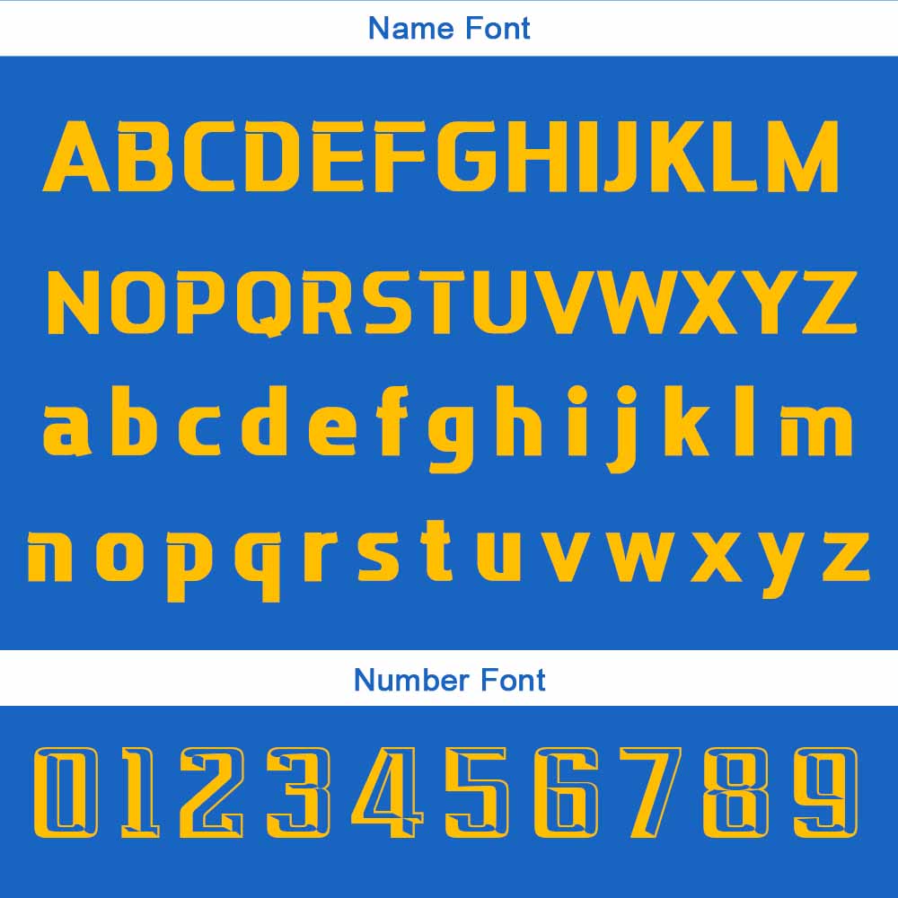 Custom Blue Yellow Basketball Jersey Uniform Suit Printed Your Logo Name Number