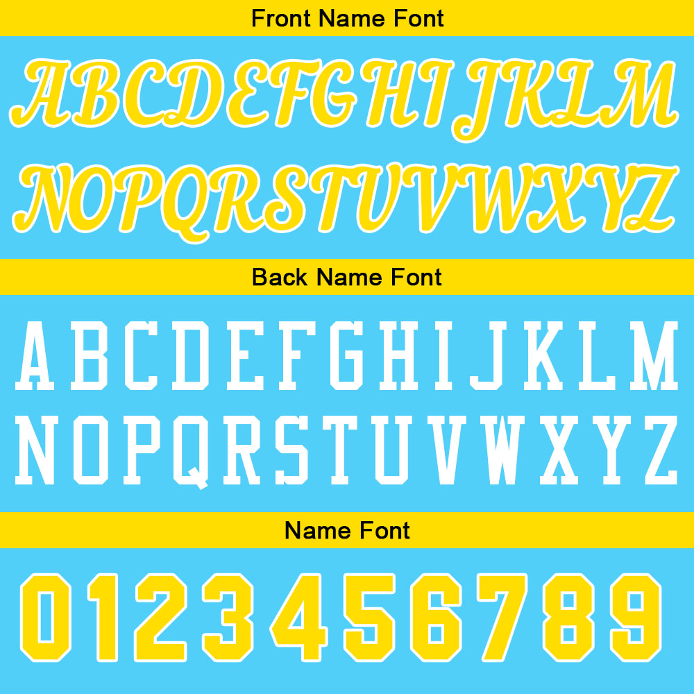 Custom Light Blue Yellow Basketball Jersey for Men Women Adult Youth Stitched Name Number Logo