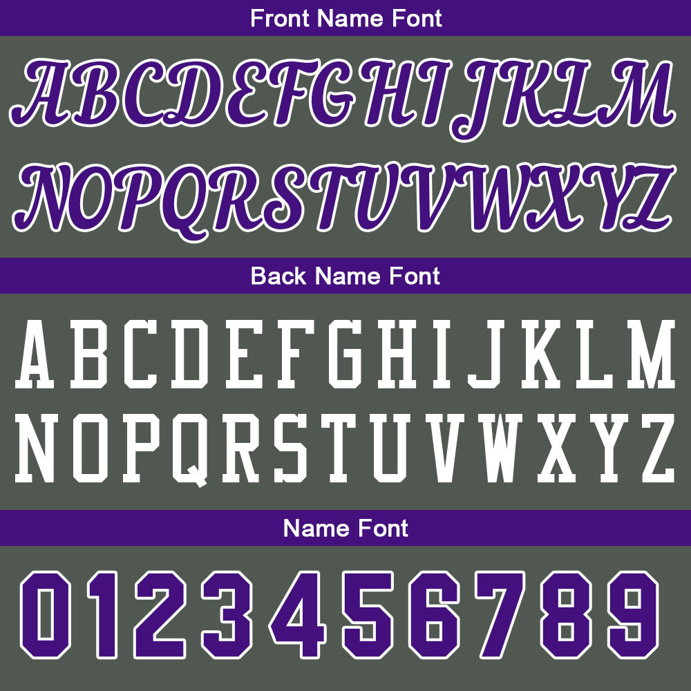 Custom Dark Gray-Purple Basketball Jersey for Men Women Adult Youth Stitched Name Number Logo