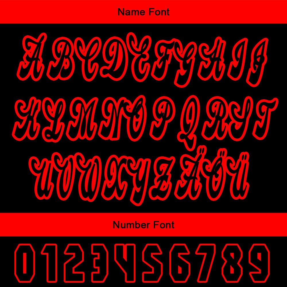 Custom Red Black Baseball Jersey Personalized Gradient Team Uniforms Shirt with Name Number