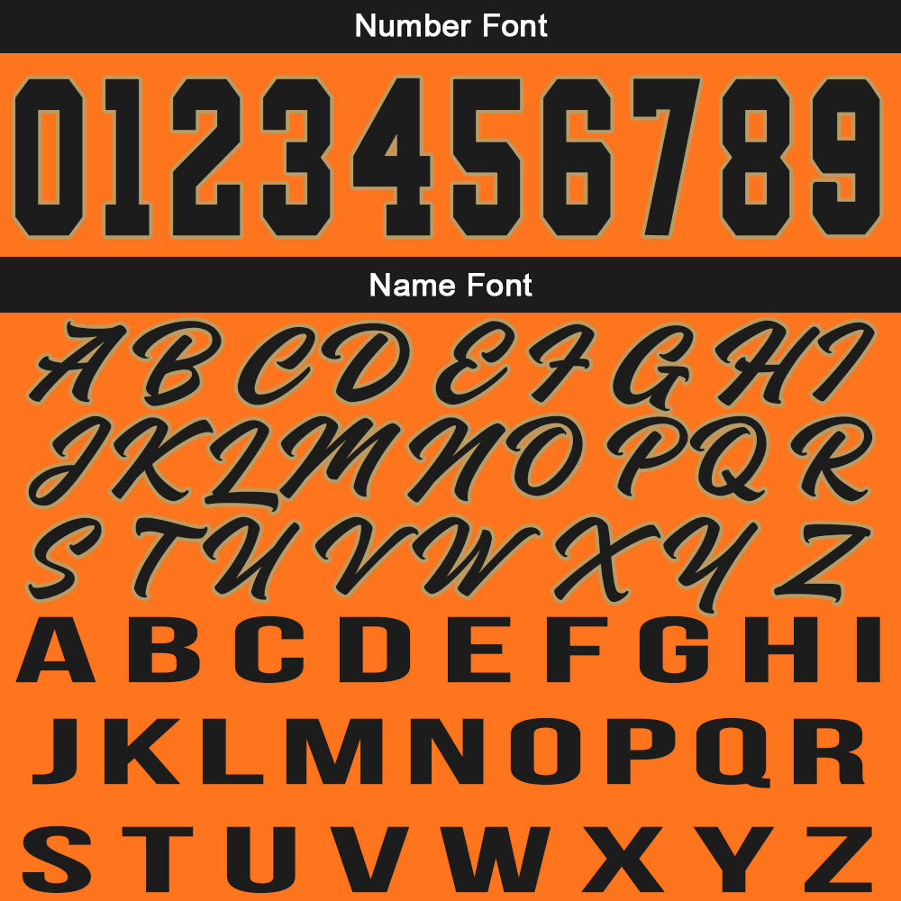 Custom Orange Black Basketball Jersey for Men Women Adult Youth Stitched Name Number Logo